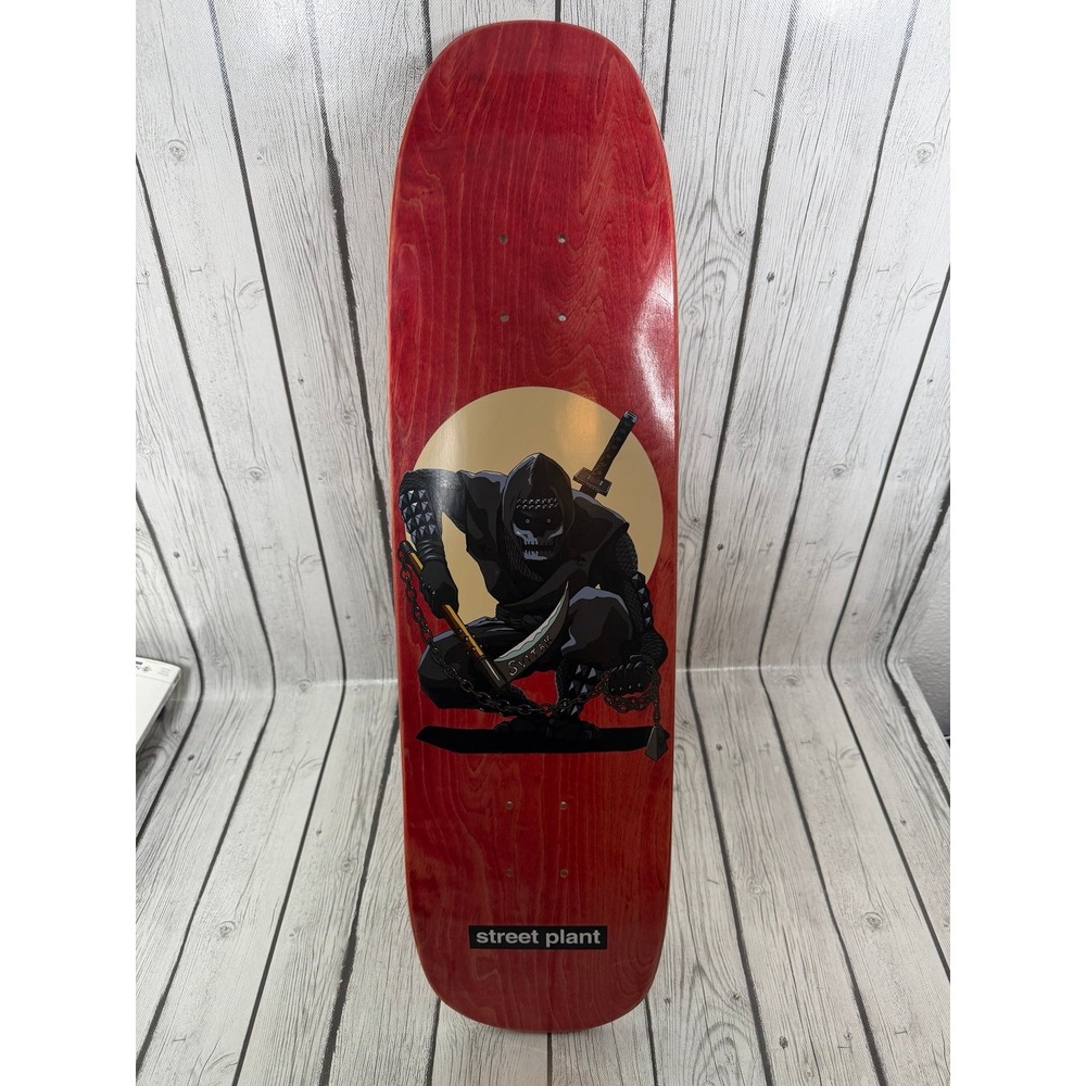 Street Plant Skateboard Deck Ninja Graphic Red 8.5 x 32.25 PS Stix Maple
